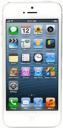 Смартфон Apple iPhone 5 32Gb White & Silver - Советский