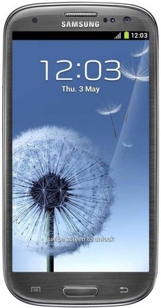 Смартфон Samsung Galaxy S3 GT-I9300 16Gb Titanium grey - Советский